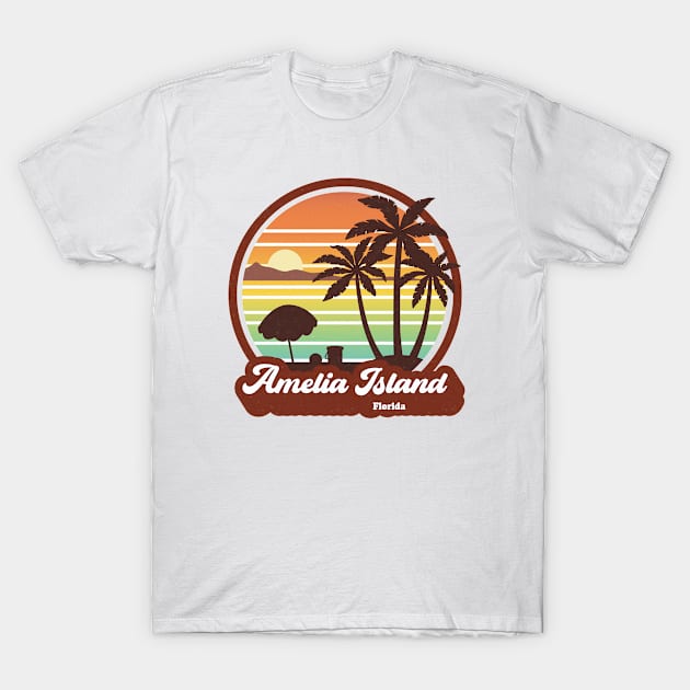 Amelia Island Florida T-Shirt by kalponik